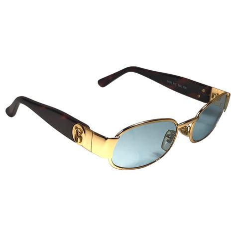 authentic versace vintage small oval sunglasses|discontinued Versace sunglasses.